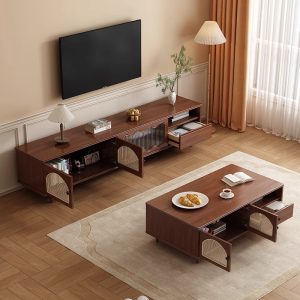 Vintage Style Solid Wood Coffee Table-YF1-903 - Image 4