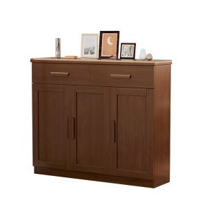 Nordic Style Solid Wood Shoe Cabinet with Drawers-YF5-X43