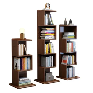 HARBOR Modern Style Multi-Tier Solid Wood Bookshelf