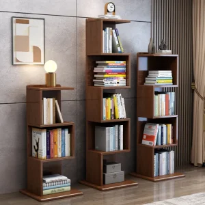 HARBOR Modern Style Multi-Tier Solid Wood Bookshelf - Image 3