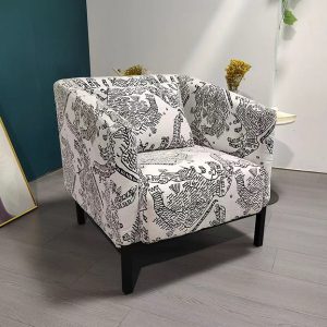 HARBOR Vintage Fabric Lounge Chair