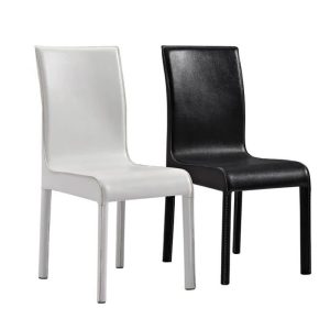 HARBOR Modern Minimalist Solid Wood Dining Chair with Cushioned Backrest