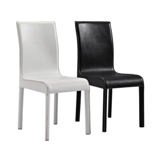 HARBOR Modern Minimalist Solid Wood Dining Chair with Cushioned Backrest