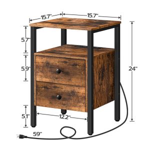 HARBOR Minimalist Vintage-Inspired Nightstand