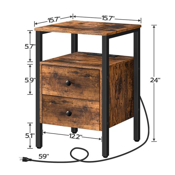 HARBOR Minimalist Vintage-Inspired Nightstand