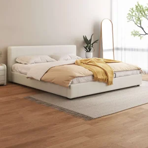 HARBOR Modern Minimalist Upholstered Bed - Image 4
