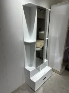 HARBOR Modern Freestanding Mirrored Vanity Table - Image 3