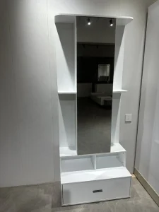 HARBOR Modern Freestanding Mirrored Vanity Table - Image 2