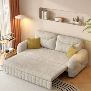 HARBOR Modern Convertible Sofa Bed with Adjustable Backrest
