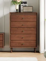 HARBOR Vintage Rubberwood Storage Cabinet