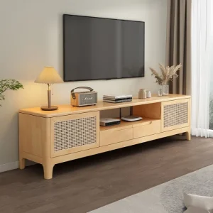 HARBOR Minimalist Nordic Style Solid Wood TV Cabinet