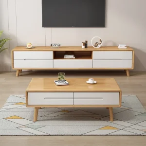 HARBOR Modern Solid Wood Living Room Furniture Set - Image 3